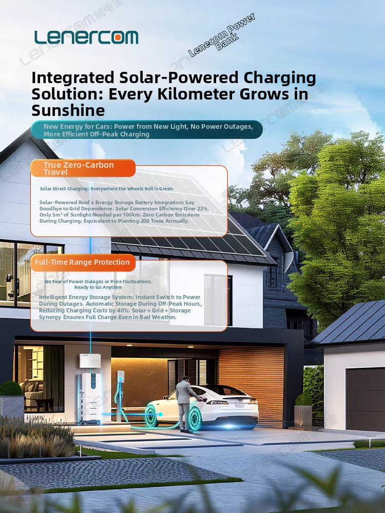 10KW Residential Solar PV System - Complete All-in-One Solar Storage with 220V/380V Battery Kit for Villas