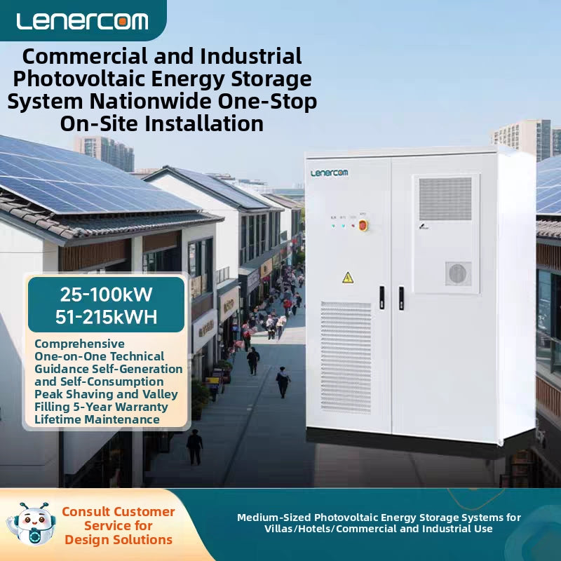 50/60/100/215 kWh Villa & Commercial Energy Storage Cabinet - All-in-One Solar PV System