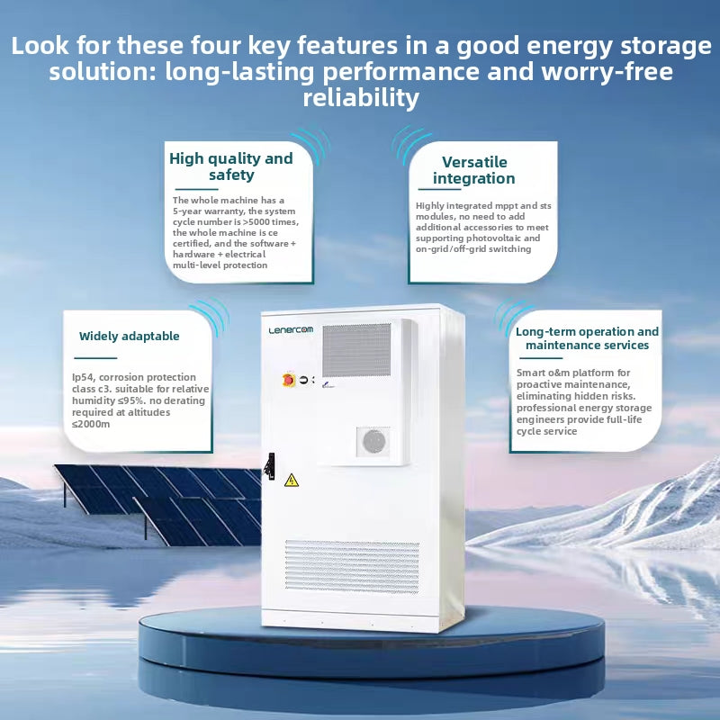 50/60/100/215 kWh Villa & Commercial Energy Storage Cabinet - All-in-One Solar PV System