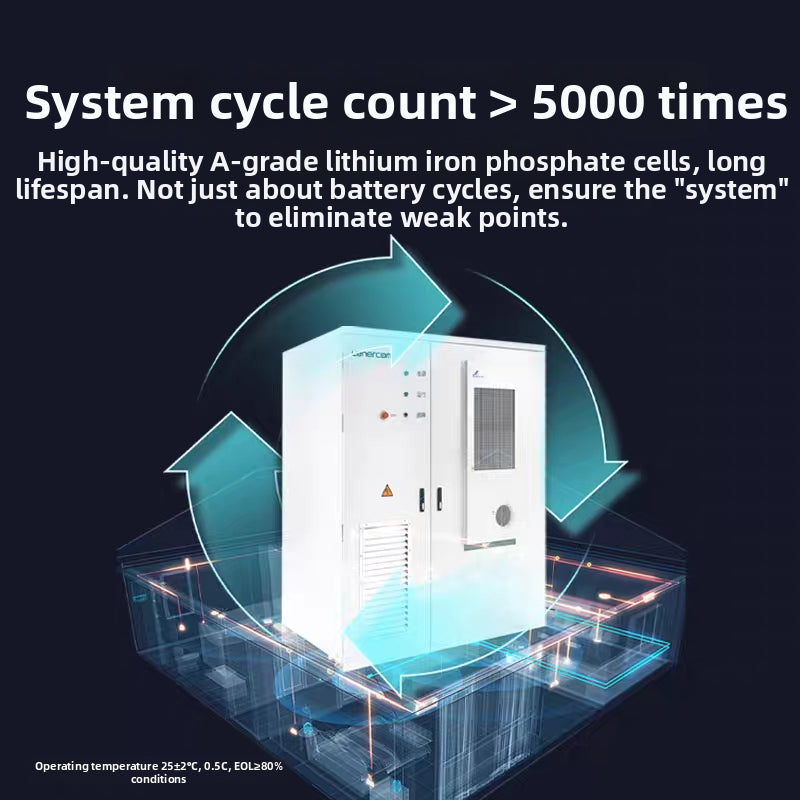 50/60/100/215 kWh Villa & Commercial Energy Storage Cabinet - All-in-One Solar PV System